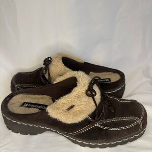 Naturalizer Dark Brown Suede Loafers